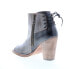 Фото #6 товара Bed Stu Angelique F399023 Womens Gray Leather Slip On Heeled Sandals Shoes