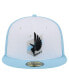 Фото #3 товара Men's White, Light Blue Minnesota United FC 2024 Kick Off Collection 59FIFTY Fitted Hat