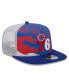 ფოტო #2 პროდუქტის Men's Royal Philadelphia 76ers Court Sport Speckle 9fifty Snapback Hat