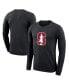 Фото #2 товара Men's Black Stanford Cardinal School Logo Legend Performance Long Sleeve T-shirt