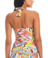 ფოტო #2 პროდუქტის Women's Break The Mold Halter Tankini Top