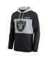 Men's Black Las Vegas Raiders Long Sleeve Hoodie T-shirt Черный, M - фото #3