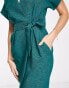 Фото #6 товара Closet London Tall kimono wrap dress in emerald