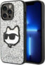 Фото #1 товара Karl Lagerfeld Etui Karl Lagerfeld KLHCP14LG2CPS Apple iPhone 14 Pro srebrny/silver hardcase Glitter Choupette Patch