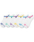 Women's 6-Pk. Color Pop Logo Ankle Socks