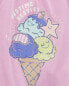 Фото #9 товара Toddler 3-Piece Ice Cream Loose Fit Pajama Set 3T