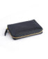 Men's Pebbled Leather Zippered Credit Card Wallet