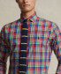 Фото #3 товара Рубашка мужская Polo Ralph Lauren в клетку из поплина