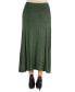 Фото #2 товара Plus Size Elastic Waist Maxi Skirt