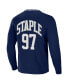 Фото #4 товара Men's NFL X Staple Navy New England Patriots Core Long Sleeve Jersey Style T-shirt