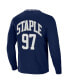 Men's NFL X Staple Navy New England Patriots Core Long Sleeve Jersey Style T-shirt Синий, 3XL - фото #4