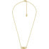 Minimalist gold plated necklace MKC164200710