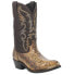 Фото #2 товара Laredo Monty Snake Pointed Toe Cowboy Mens Brown Casual Boots 68068