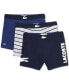 Фото #1 товара Men's Casual Stretch Boxer Brief Set, 3 Pack