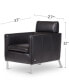 Фото #9 товара Darrium 27" Leather Club Chair, Created for Macy's