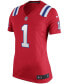 ფოტო #2 პროდუქტის Women's Cam Newton Red New England Patriots Alternate Game Jersey