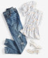 Фото #10 товара Juniors' Curvy Distressed Skinny Ankle Jeans