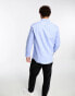 Фото #4 товара Selected Homme cotton regular fit shirt in light blue check