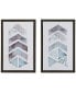 Urban Habitat This and That Way 2-Pc. Framed Gel-Coated Canvas Print Set
