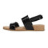 Фото #3 товара VANELi Nelly Wedge Womens Black Casual Sandals NELLY-312930