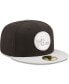 ფოტო #4 პროდუქტის Men's Black and Gray Philadelphia 76ers Two-Tone Color Pack 59FIFTY Fitted Hat