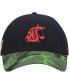 Men's Black, Camo Washington State Cougars Veterans Day 2Tone Legacy91 Adjustable Hat
