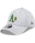 Фото #1 товара Men's Gray Oakland Athletics Speed 39THIRTY Flex Hat