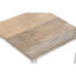 Фото #5 товара Набор из трех столиков Home ESPRIT Коричневый Серебристый Натуральный Сталь древесина акации 46 x 41,5 x 55,5 cm