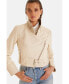 ფოტო #2 პროდუქტის Women's Leather Jacket, Nappa Beige