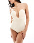 Magic Bodyfashion Luve strapless low back thong body in latte