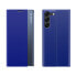Фото #1 товара Etui pokrowiec do Samsung S24 z magnetyczą klapką New Sleep View Case niebieskie