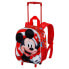 KARACTERMANIA Disney Mickey Mouse Twirl Small 3D Backpack With Wheels Красный - фото #1