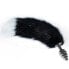 Фото #1 товара Metal Butt Plug with Black and White Fox Tail Size L