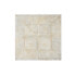 Wall Decoration Home ESPRIT White Golden Modern Stripped 120 x 3,5 x 120 cm