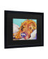 Фото #2 товара Pat Saunders-White Snoozer King Matted Framed Art - 15" x 20"