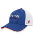 Men's Blue New York Rangers Authentic Pro Rink Trucker Adjustable Hat