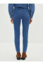 Фото #12 товара LCW Jeans Yüksek Bel Slim Fit Cep Detaylı Kadın Rodeo Jean Pantolon