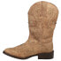 Roper Faith Rhinestone Square Toe Cowboy Womens Beige Casual Boots 09-021-1901- 8.5 - фото #3