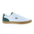Фото #1 товара Lacoste Lerond Pro 123 4 CMA Mens White Leather Lifestyle Sneakers Shoes