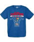 Фото #3 товара Big Boys Royal Kansas Jayhawks 2022 NCAA Men's Basketball National Champions Bracket T-shirt