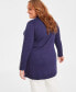 ფოტო #7 პროდუქტის Women's Button-Sleeve Flyaway Cardigan, XS-4X, Created for Macy's