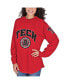 ფოტო #1 პროდუქტის Women's Red Texas Tech Red Raiders Edith Long Sleeve T-shirt