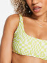 Фото #5 товара Volcom check her out reversible scoop bikini top in checkerboard