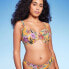 Фото #1 товара Women's Lightly Lined Ruffle Underwire Bikini Top - Shade & Shore Orange 38D