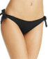 Фото #2 товара Vince Camuto Women's 176774Draped Solids Side Tie Bikini Bottom Swimwear Size XS