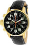 Фото #1 товара Invicta Men's I-Force Left Handed Quartz Watch with Leather Strap Black (Mode...