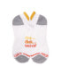 ფოტო #2 პროდუქტის Women's 6 Pack Pickleball Ankle Socks, Retro Multi, One