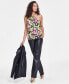 Фото #4 товара Women's Sleeveless Chain-Neck Blouse, Created for Macy's