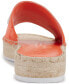 Фото #3 товара Cherie Logo Slip-On Espadrille Platform Slide Sandals