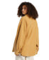 Фото #3 товара Juniors' Any Time Oversized Fleece Shacket